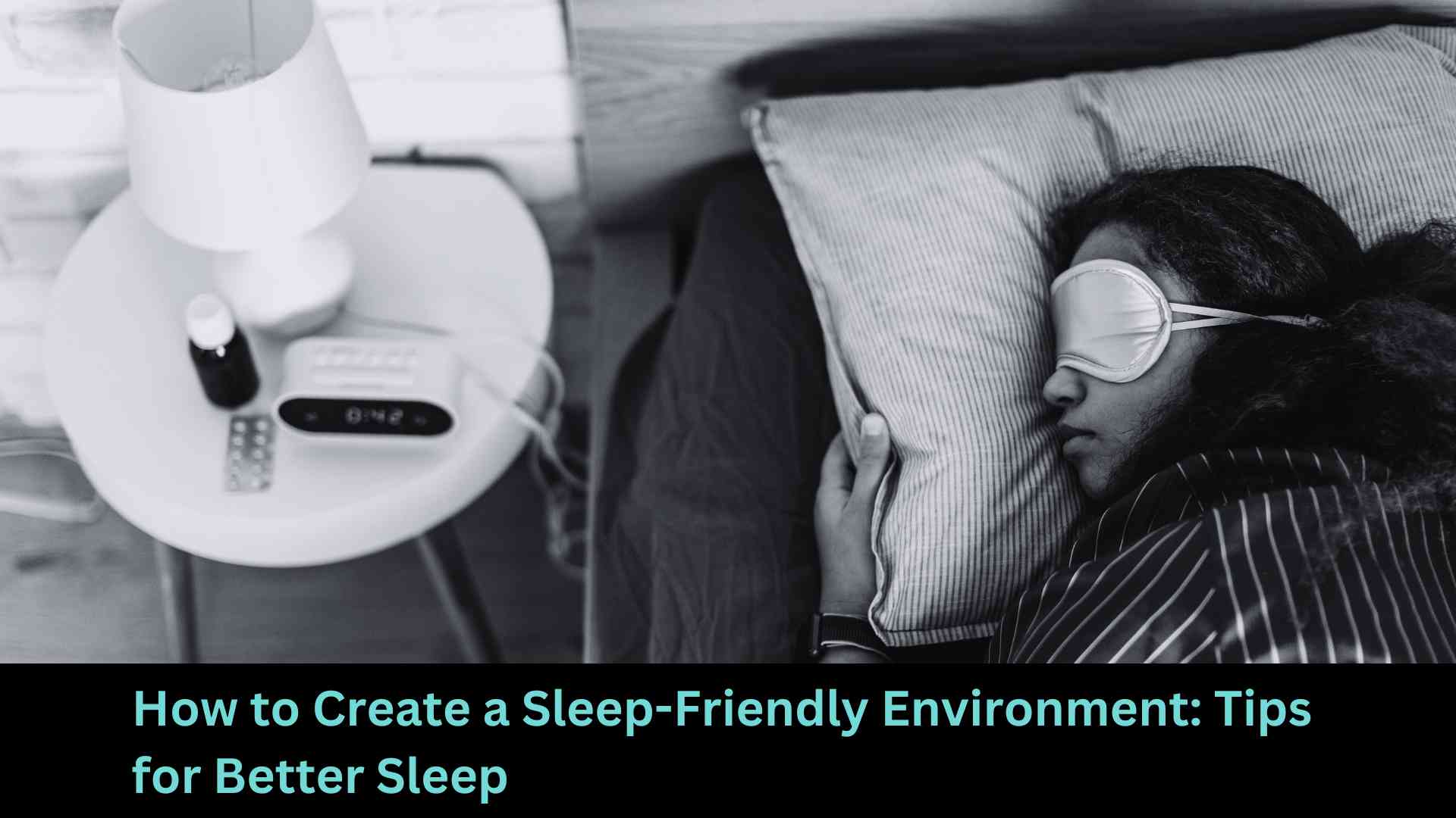 How to Create a Sleep-Friendly Environment Tips for Better Sleep monotone